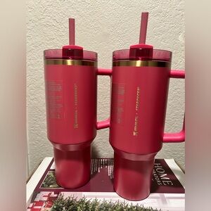 Stanley x Starbucks 40oz tumbler at target Berry Pink NWT